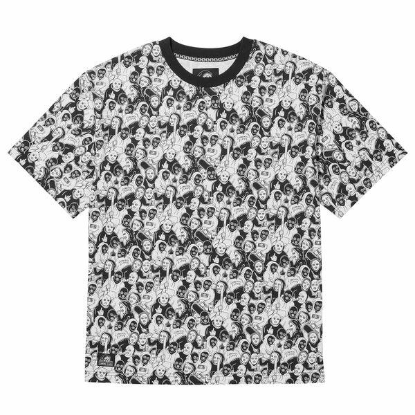 lurking class Mob Knit Tee - Black/White