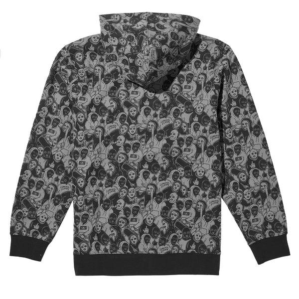 Lurking Class Mob Zip Hoodie - Black