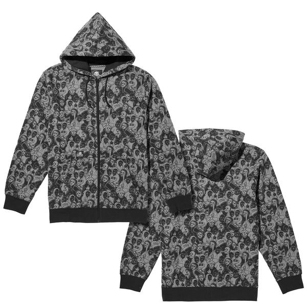 Lurking Class Mob Zip Hoodie - Black