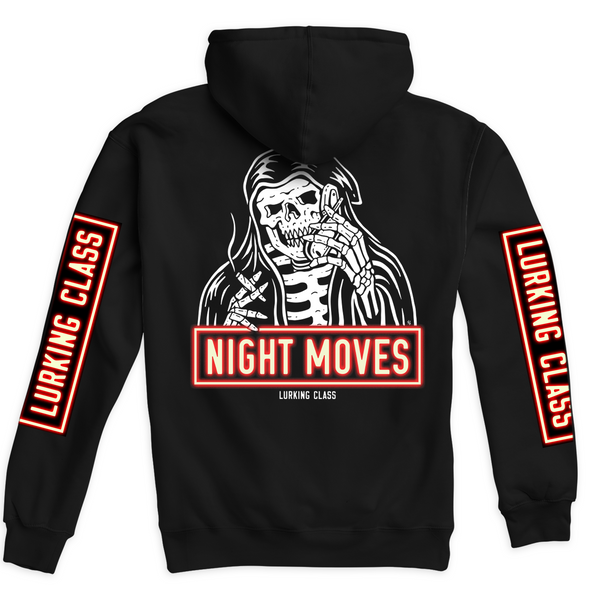 lurking class Night Moves Hoodie - Black