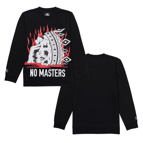 Lurking Class No Masters Crew Fleece - Black
