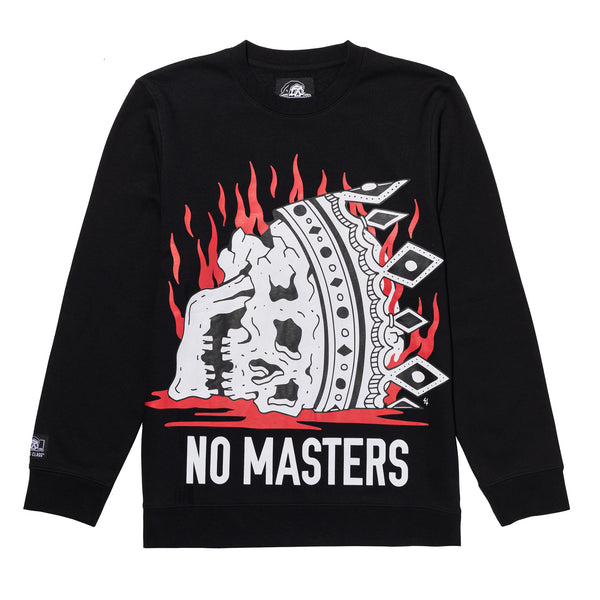 lurking class No Masters Crew Fleece - Black