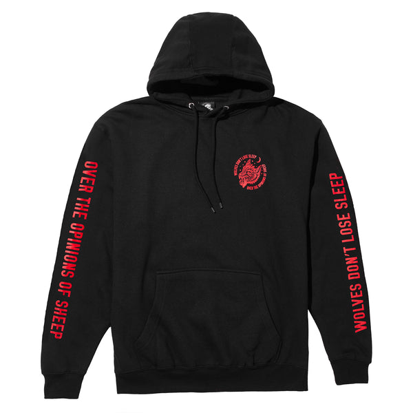 Lurking Class Opinions Hoodie - Black/ Red