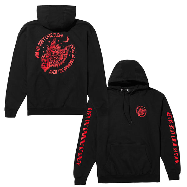 Lurking Class Opinions Hoodie - Black/ Red