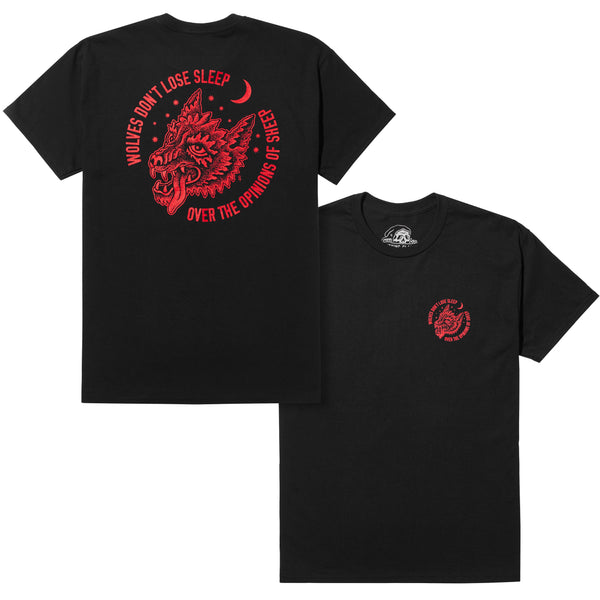 Lurking Class Opinions Tee - Black/ Red