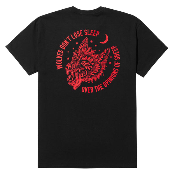 lurking class Opinions Tee - Black/ Red