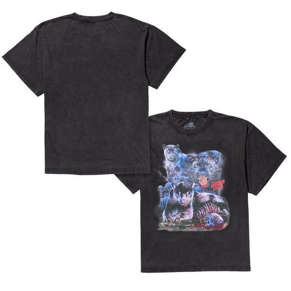 Lurking Class Panther Tee - Charcoal