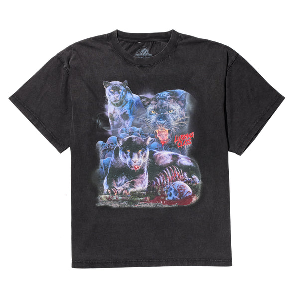 lurking class Panther Tee - Charcoal
