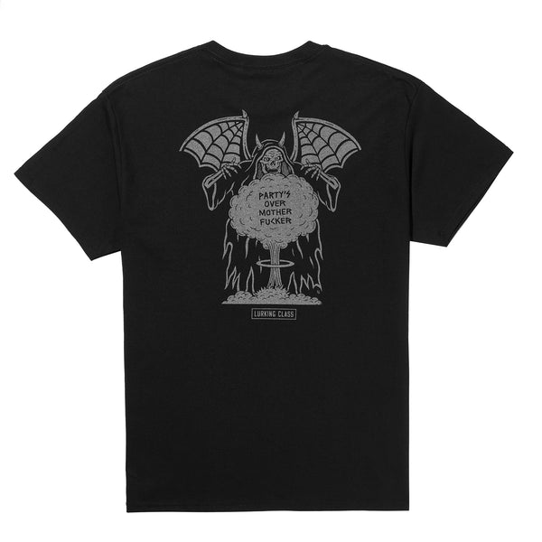 lurking class Party's Over II Tee - Black
