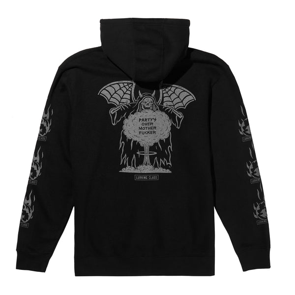 lurking class Party's Over II Zip Hoodie - Black