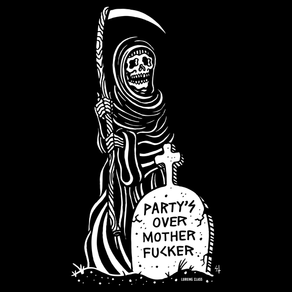 Lurking Class Partys Over Tee - Black