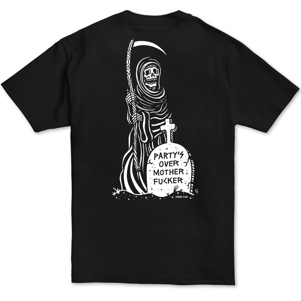 lurking class Partys Over Tee - Black