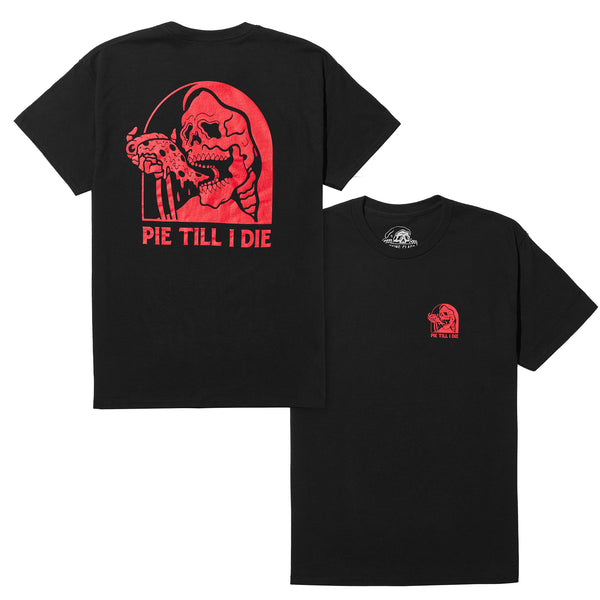 Lurking Class Pie Till I Die Tee - Black/ Red