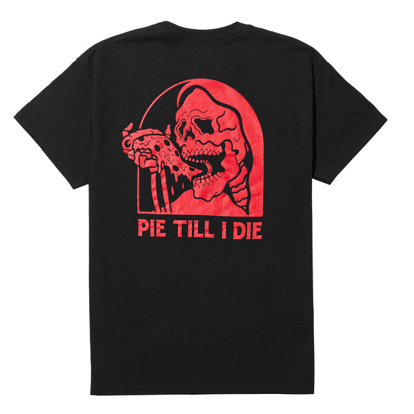 lurking class Pie Till I Die Tee - Black/ Red