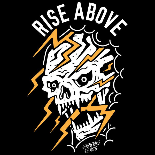 Lurking Class Rise Above Zip Hoodie - Black