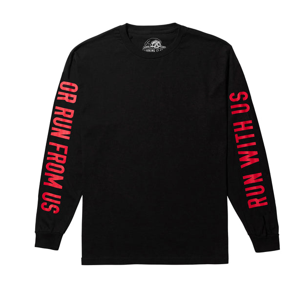 Lurking Class Run With Us Long Sleeve - Black