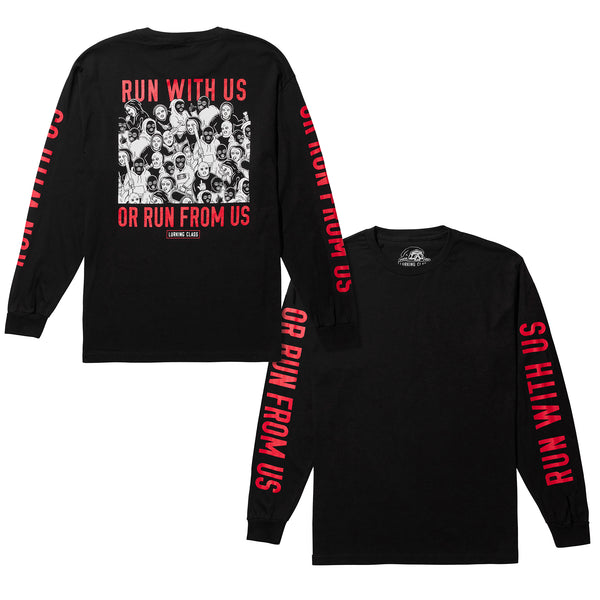 Lurking Class Run With Us Long Sleeve - Black