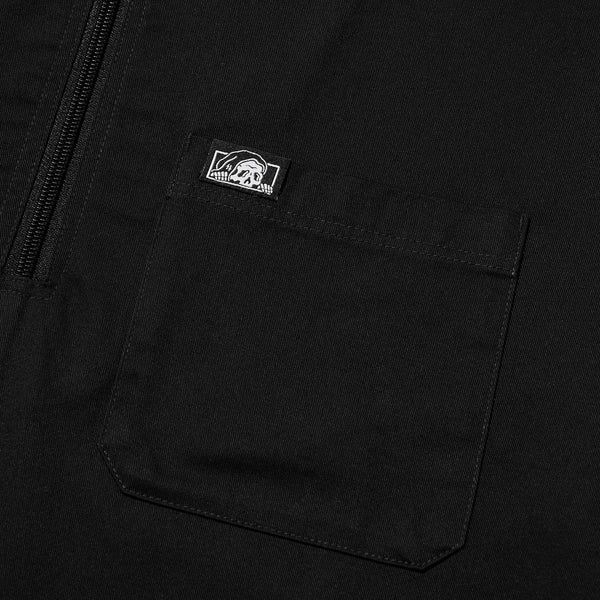 Lurking Class Shatter 1/4 Zip Work Shirt - Black