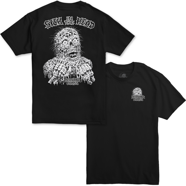 Lurking Class Sick In The Head X Stikker Tee - Black