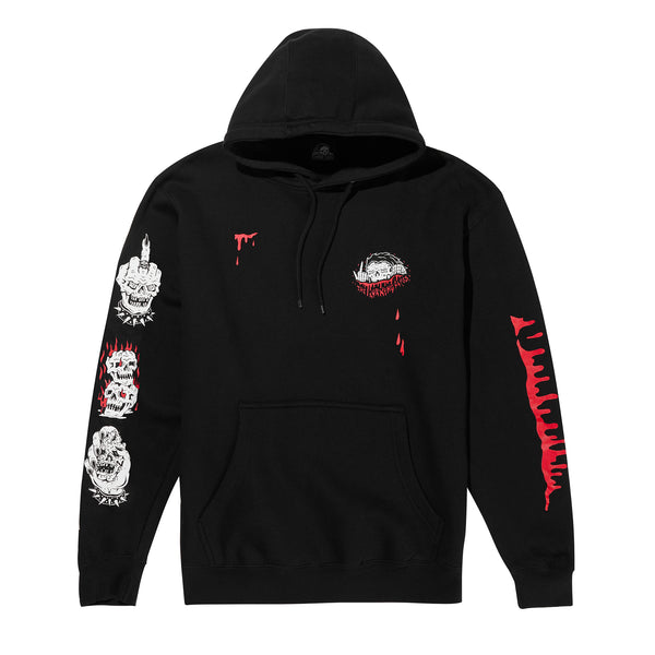 Lurking Class Slash Hoodie - Black