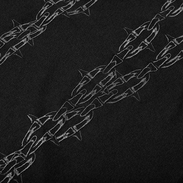 Lurking Class Spiked Chain Tee - Black