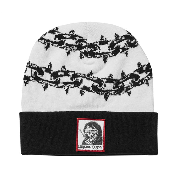 lurking class Stay Sharp Beanie - White