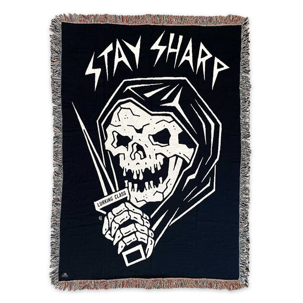 lurking class Stay Sharp Woven Tapestry - Black