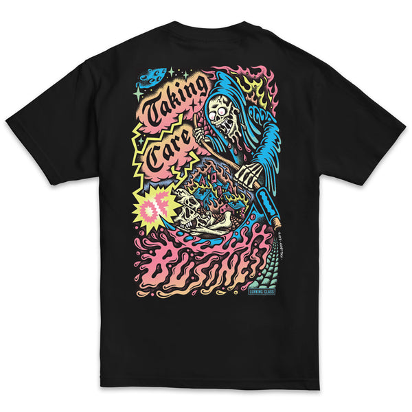 lurking class Taking Care of Business Tee - Black