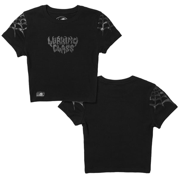 Lurking Class Thorn Women's Crop Tee - Black