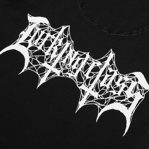 Lurking Class Tomb Lace Women's Crop Tank - Black