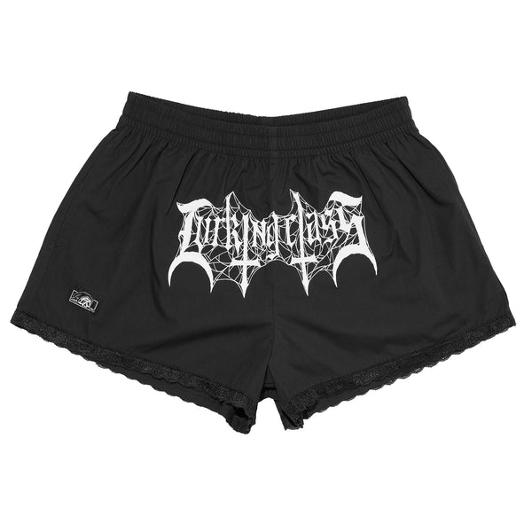 lurking class Tomb Lace Women's Shorts - Black