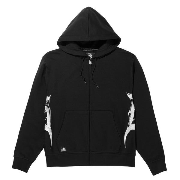 Lurking Class Tomb Women's Zip Hoodie - Black/White