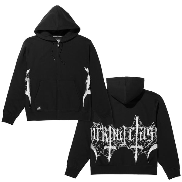 Lurking Class Tomb Women's Zip Hoodie - Black/White