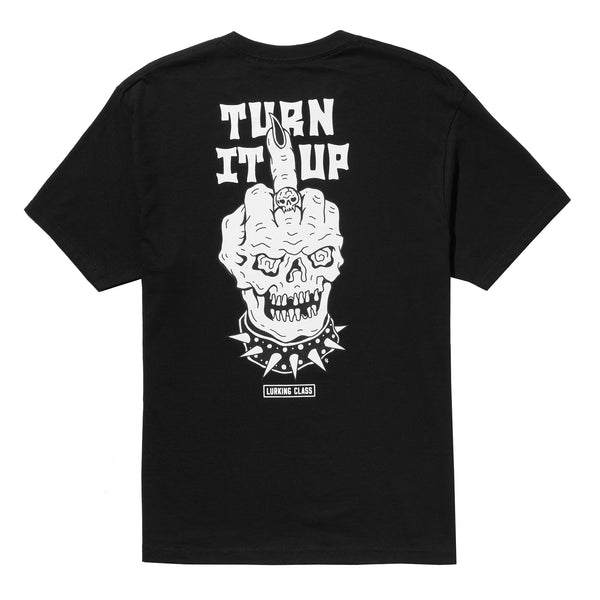 lurking class Turn It Up Tee - Black