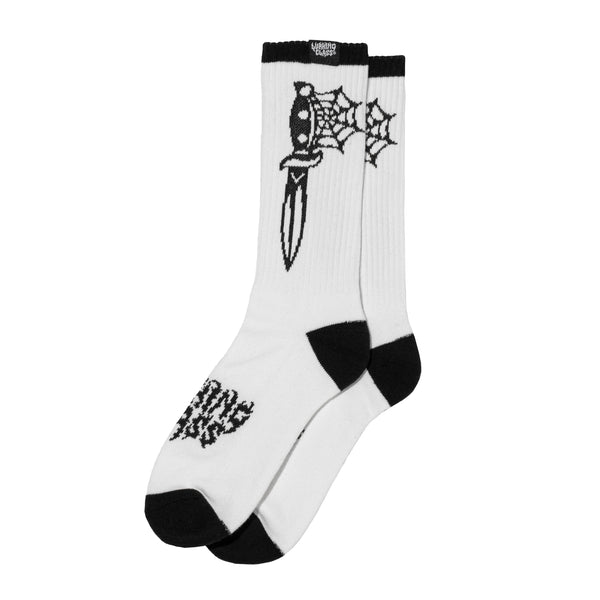 lurking class UE Dagger Socks - White