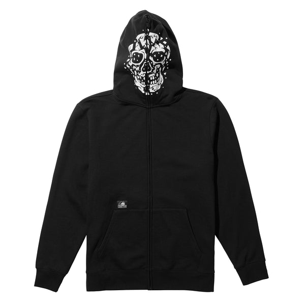 lurking class Unchained Body Bag Zip Hoodie - Black