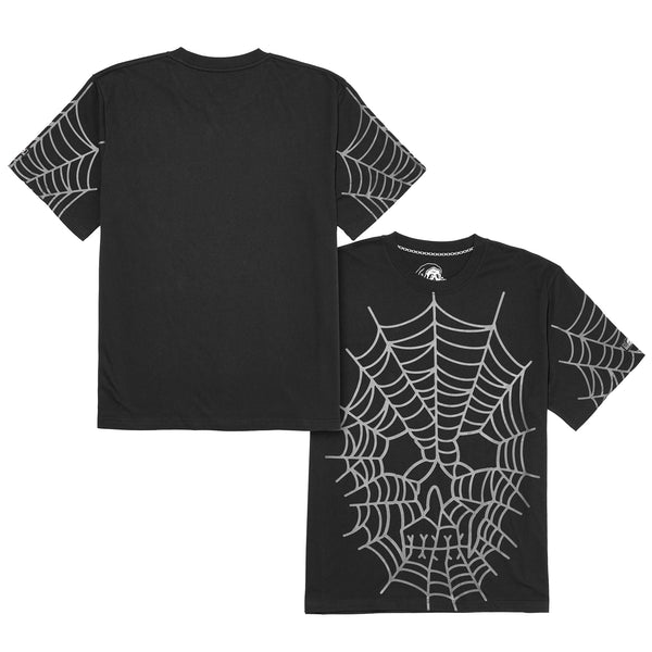 Lurking Class Web Skull Knit Tee - Black