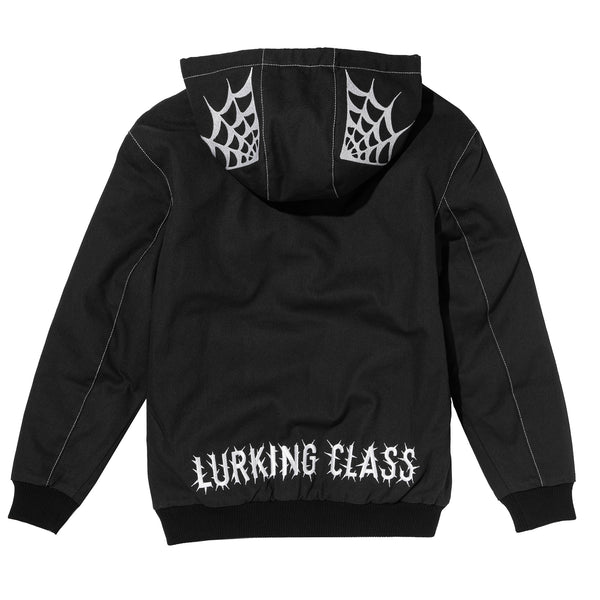 Lurking Class Webs Women's Hooded Jacket - Black