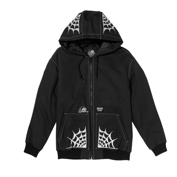 lurking class Webs Women's Hooded Jacket - Black