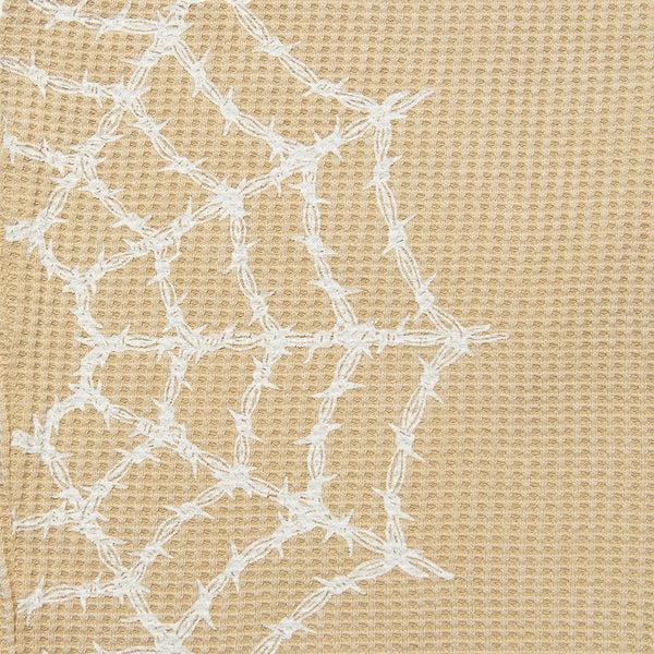 Lurking Class Webs Women's Thermal Button Up - Khaki