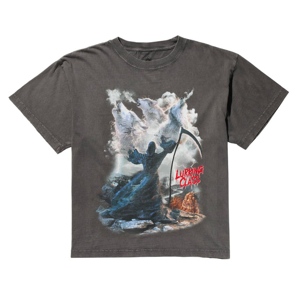 lurking class Wolves Tee - Grey