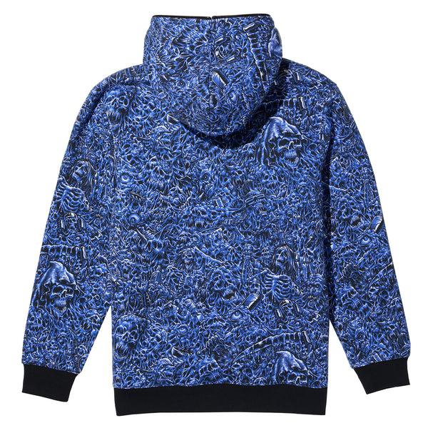 Lurking Class Madness X Stikker Body Bag Hoodie - Black/Blue