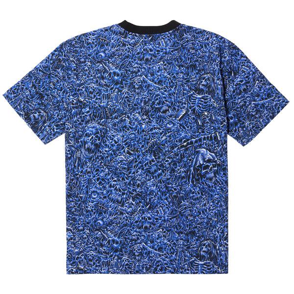 Lurking Class Madness X Stikker Knit Tee - Black/Blue