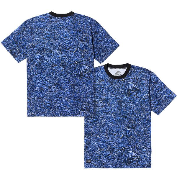 Lurking Class Madness X Stikker Knit Tee - Black/Blue