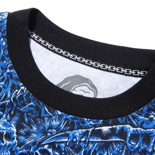 Lurking Class Madness X Stikker Knit Tee - Black/Blue