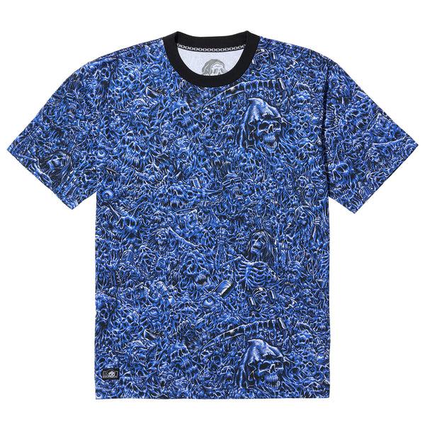 lurking class Madness x Stikker Knit Tee - Black/Blue