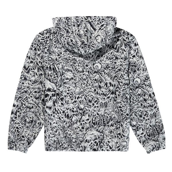 Lurking Class Madness X Stikker Women's Tech Fleece - Black/ White