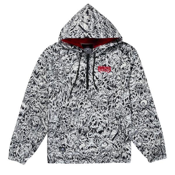 lurking class Madness x Stikker Women's Tech Fleece - Black/ White