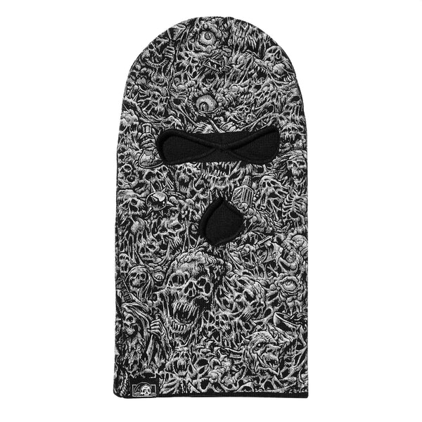 lurking class Matt Stikker X Madness Balaclava - Black/White