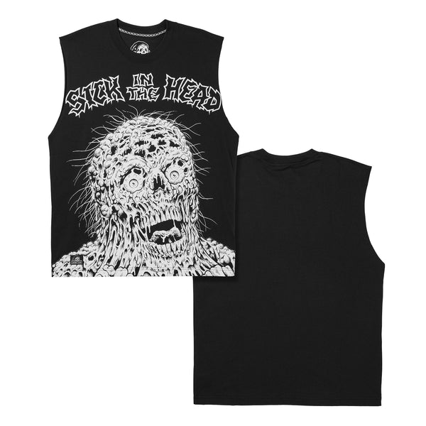 Lurking Class Sick In The Head X Stikker Tank - Black